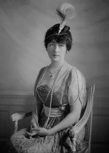 Mclean Prints: Evalyn Walsh Mclean wearing the Hope Diamond