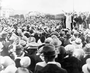 Evangelist Prints: Evangelist Aimee Semple McPherson (far right)