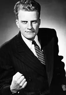 Suit And Tie Prints: Evangelist, Billy Graham. ca. 1947. Courtesy: CSU Archives/Everett Collection