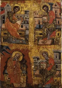 Character Prints: The Four Evangelists, by Artist from Kora