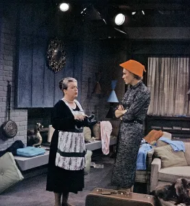 Tv Series Prints: THE EVE ARDEN SHOW, from left: Frances Bavier, Eve Arden, 1957-1958