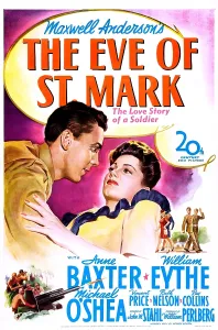 Shooting Prints: THE EVE OF ST MARK, US poster, from left: William Eythe