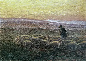 Twilight Prints: The Evening Roll Call, by Antonio Ballero