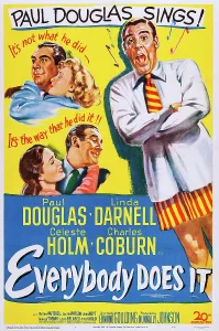 Darnell Prints: EVERYBODY DOES IT, US poster, top from left: Paul Douglas