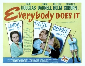 Darnell Prints: EVERYBODY DOES IT, US poster, Linda Darnell