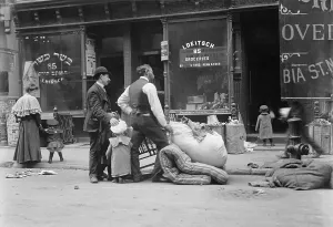 Storefronts Prints: Eviction from an apartment on the New York City's Jewish Lower East Side neighborhood