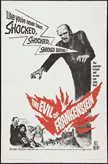 Kingston Prints: THE EVIL OF FRANKENSTEIN, top: Kiwi Kingston
