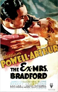 THE EX-MRS. BRADFORD, US poster art, from left: William Powell, Jean Arthur, 1936