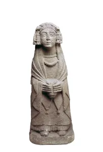 4th C Prints: Ex-voto. 4th c. BC. Female sculpture