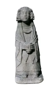4th C Prints: Ex-voto. 4th c. BC. Femenine sculpture