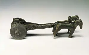 Iberian Prints: Ex-voto chariot with horses. 3rd BC