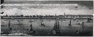 1760s Prints: An exact prospect of Charlestown : the metropolis of the province of South Carolina. 1762