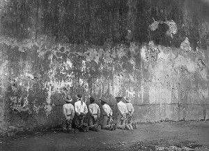 Insurrections Prints: Execution scene at the arsenal in Santiago