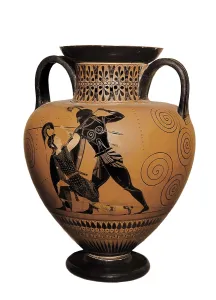 Amphora Prints: EXEKIAS (6th century BC). Black-figured amphora