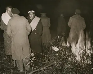 Anarchists Prints: Exiled defeated Republican soldiers encamped at Boulou