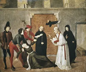 Friars Prints: Exorcism of one possessed by the devil
