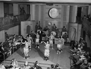 Tuxedos Prints: Exotically costumed dancers at a Chicago African American cabaret