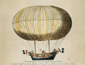 Globe Prints: Experience of the brothers Robert's globe in the Tuileries Garden (19th September 1784)