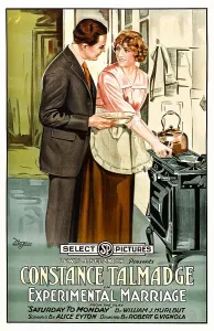 Constance Prints: EXPERIMENTAL MARRIAGE, from left: Harrison Ford, Constance Talmadge, 1919