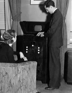 Tv Set Prints: An experimental television from the National Broadcasting Company