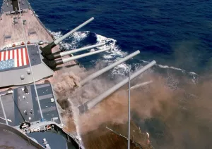 Explosions Prints: An explosion in the USS Iowa's Turret Two killed 47 crewman on April 19 1989