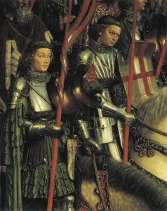 EYCK, Jan van (1390-1441); EYCK, Hubert van (1370-1426). The Ghent Altarpiece or Adoration of the Mystic Lamb. 1425-1432. BELGIUM. Ghent. Saint Bavo Cathedral