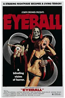 Knife Prints: EYEBALL, (aka GATTI ROSSI IN UN LABIRINTO DI VETRO), US poster, 1975