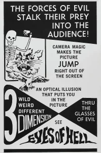 Bird Prints: EYES OF HELL, (aka THE MASK), US poster, 1961