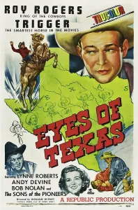 Devine Prints: EYES OF TEXAS, first, second, third from left: Andy Devine