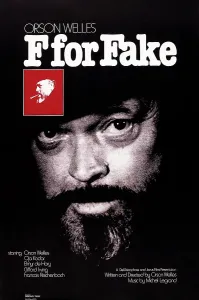 Orson Prints: F FOR FAKE, (aka VERITES ET MENSONGES), US poster art, Orson Welles, 1976