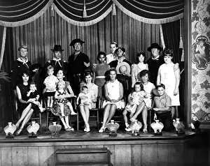 Brooks Prints: F TROOP, cast and their families on the set