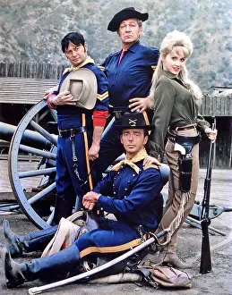 1960s Tv Prints: F TROOP, clockwise from left: Larry Storch