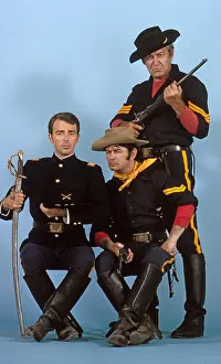 Tv Series Prints: F TROOP, from left: Ken Berry, Larry Storch