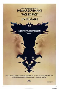 Ullmann Prints: FACE TO FACE, US poster art, Liv Ullmann, 1976