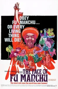 Arm Raised Prints: THE FACE OF FU MANCHU, poster art, 1965