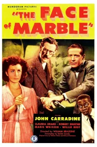 Claudia Prints: THE FACE OF MARBLE, US poster, from left: Claudia Drake