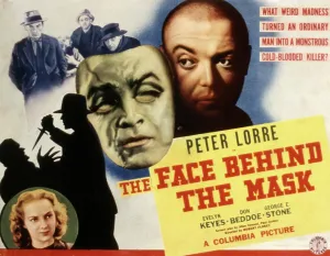 Evelyn Prints: THE FACE BEHIND THE MASK, Peter Lorre, Evelyn Keyes, 1941