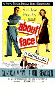 Us Army Prints: ABOUT FACE, US poster, from left: Gordon MacRae, Virginia Gibson, 1942