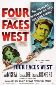 Joel Prints: FOUR FACES WEST, US poster art