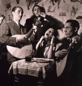 Toni Prints: Fado singer in Portuguese night club, 1946