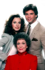 Lorenzo Prints: FALCON CREST, from left: Ana Alicia, Jane Wyman, Lorenzo Lamas, (1982), 1981-1990