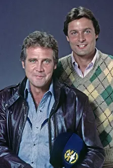 Douglas Prints: THE FALL GUY, from left: Lee Majors, Douglas Barr, 1981-86