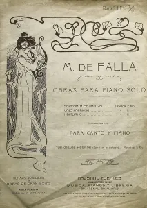 Manuel De 1876 1946 Prints: FALLA, Manuel de (1876-1946). Spanish composer and pianist