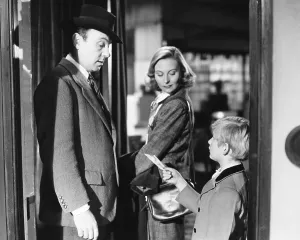 Michele Prints: THE FALLEN IDOL, from left, Ralph Richardson, Michele Morgan, Bobby Henrey, 1948