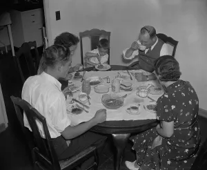 Bread Prints: Family dinner in Greenbelt, Maryland
