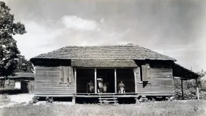 Depression Prints: The family home of Floyd Burroughs