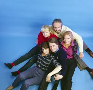 1980s Tv Prints: FAMILY TIES, clockwise from top