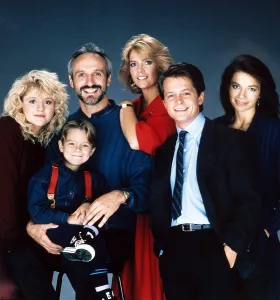 1980s Prints: FAMILY TIES, from left: Tina Yothers