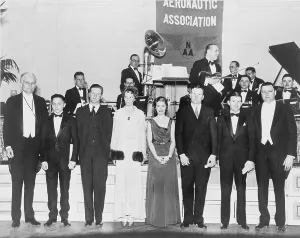 Elinor Prints: Famous flyers attend Aero ball at the Willard Hotel in Washington, D.C. in 1931