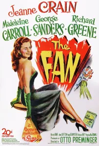 Images Dated 26th June 2014: THE FAN, US poster art, Jeanne Crain